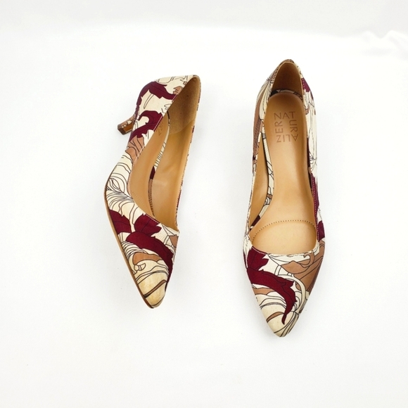SALE 🧡 Naturalizer Pippa floral point toe pumps size 7.5 - Picture 1 of 10